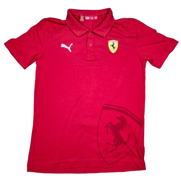 Puma Scuderia Ferrari Polo Womens Size Small Red - Picture 1 of 12